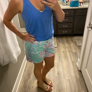 Lilly Pulitzer two piece outfit, Callahan shorts (10) and matching top (M)
